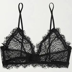 New With Tags - Anine Bing lace bralette - Black - Size M
